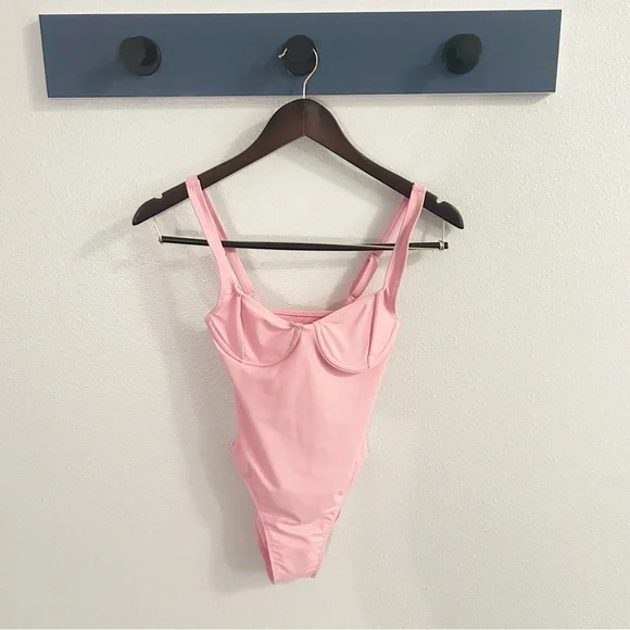 New Free People Seea Ginger One Piece Surf Swimsuit - Picture 5 of 7